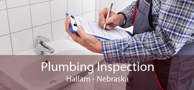 Plumbing Inspection Hallam - Nebraska