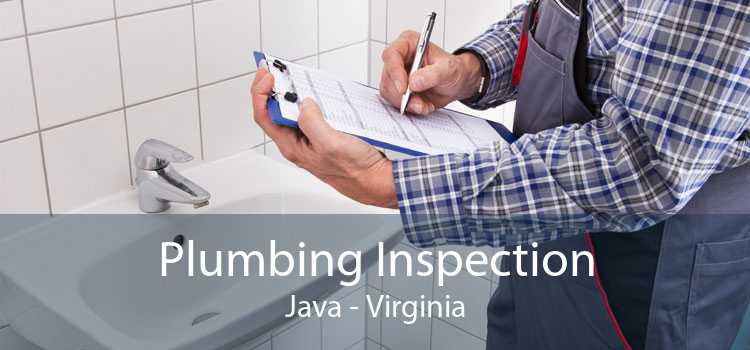 Plumbing Inspection Java - Virginia