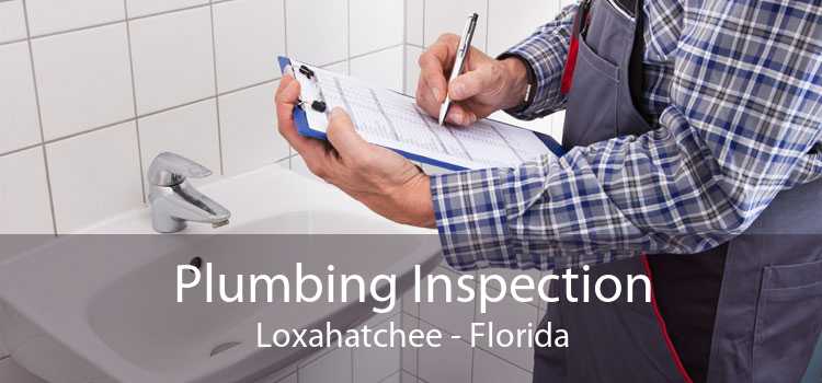 Plumbing Inspection Loxahatchee - Florida