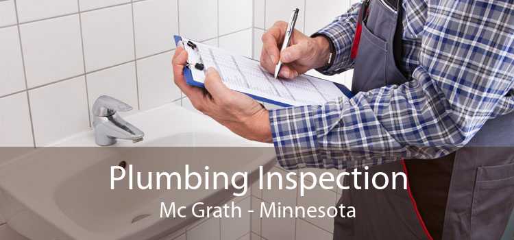 Plumbing Inspection Mc Grath - Minnesota
