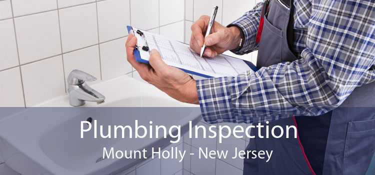 Plumbing Inspection Mount Holly - New Jersey
