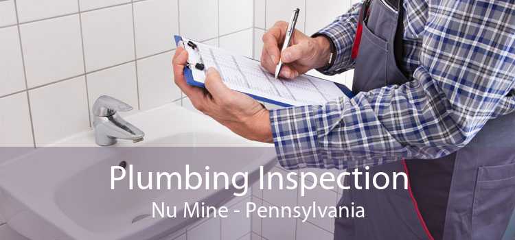 Plumbing Inspection Nu Mine - Pennsylvania