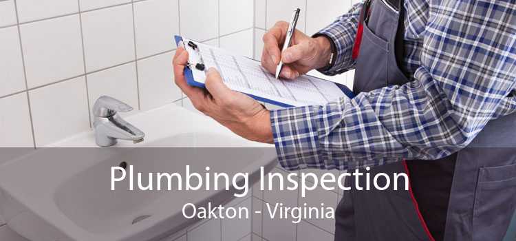 Plumbing Inspection Oakton - Virginia
