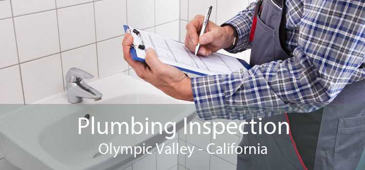 Plumbing Inspection Olympic Valley - California