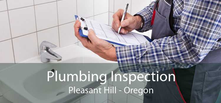 Plumbing Inspection Pleasant Hill - Oregon