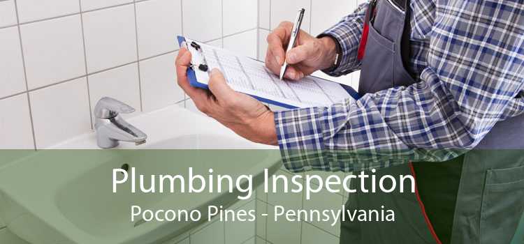 Plumbing Inspection Pocono Pines - Pennsylvania
