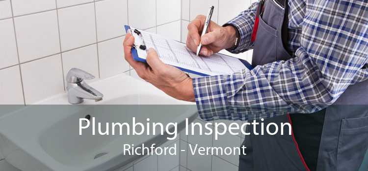 Plumbing Inspection Richford - Vermont