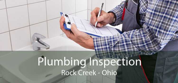 Plumbing Inspection Rock Creek - Ohio