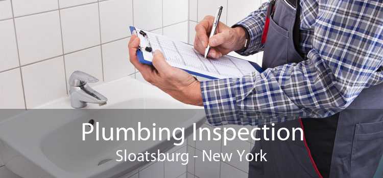 Plumbing Inspection Sloatsburg - New York