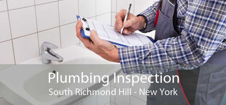 Plumbing Inspection South Richmond Hill - New York