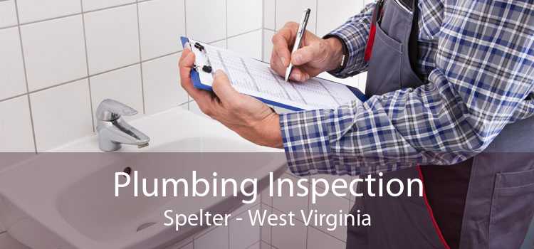 Plumbing Inspection Spelter - West Virginia