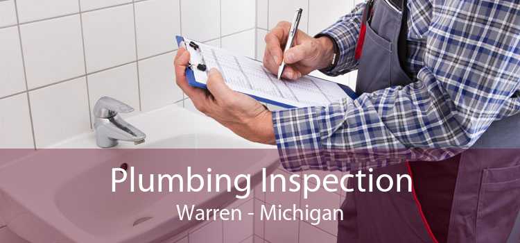 Plumbing Inspection Warren - Michigan