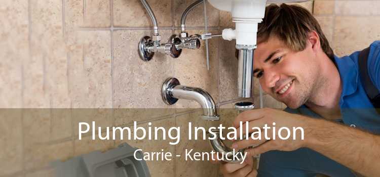 Plumbing Installation Carrie - Kentucky