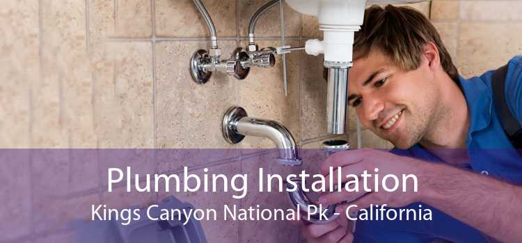 Plumbing Installation Kings Canyon National Pk - California
