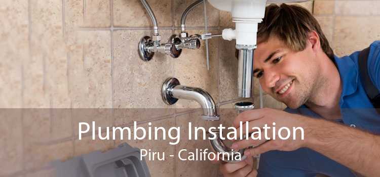 Plumbing Installation Piru - California