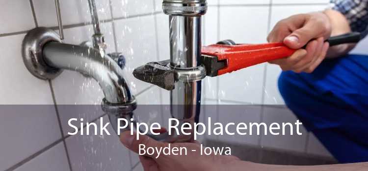 Sink Pipe Replacement Boyden - Iowa
