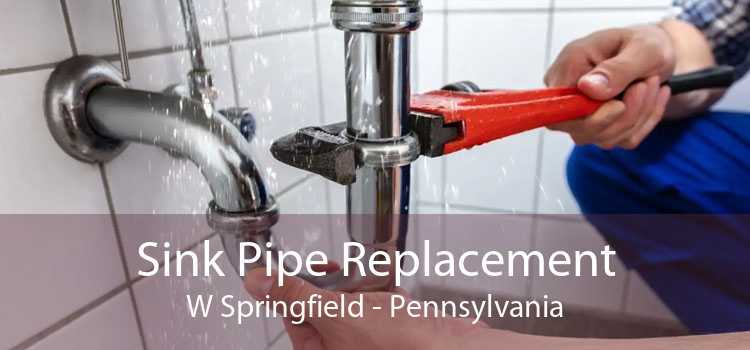 Sink Pipe Replacement W Springfield - Pennsylvania