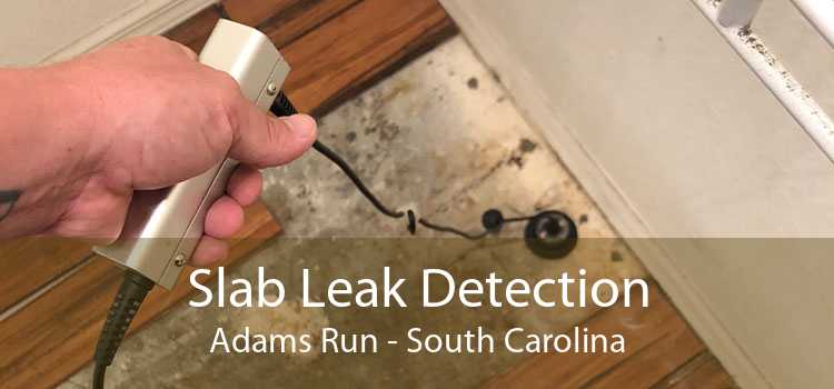Slab Leak Detection Adams Run - South Carolina