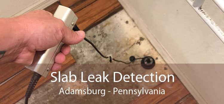 Slab Leak Detection Adamsburg - Pennsylvania