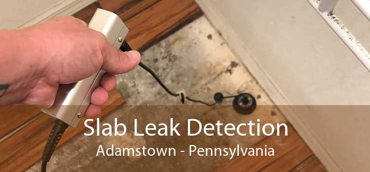 Slab Leak Detection Adamstown - Pennsylvania