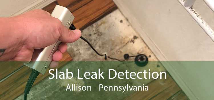 Slab Leak Detection Allison - Pennsylvania
