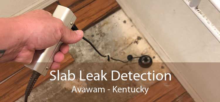 Slab Leak Detection Avawam - Kentucky