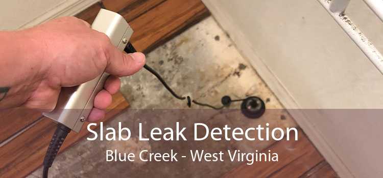 Slab Leak Detection Blue Creek - West Virginia