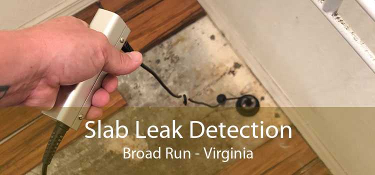Slab Leak Detection Broad Run - Virginia