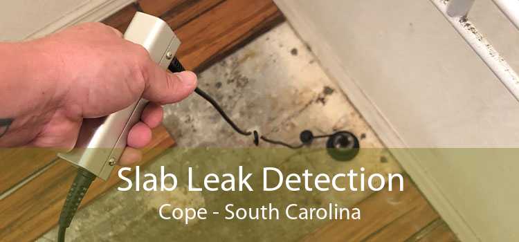 Slab Leak Detection Cope - South Carolina