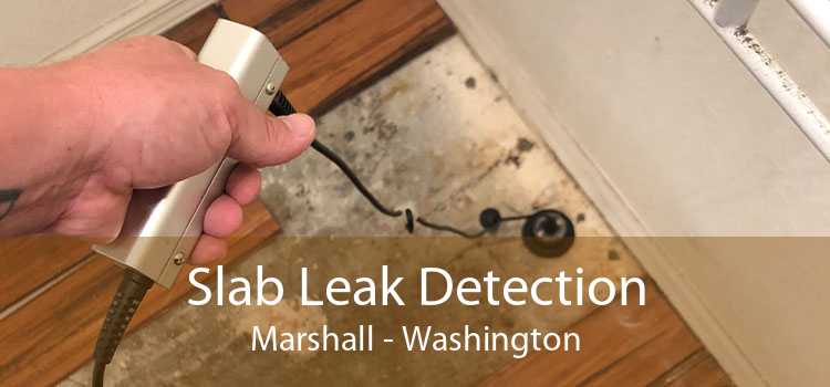 Slab Leak Detection Marshall - Washington