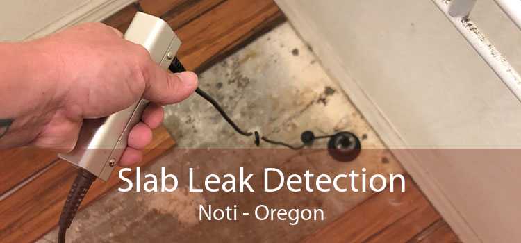 Slab Leak Detection Noti - Oregon