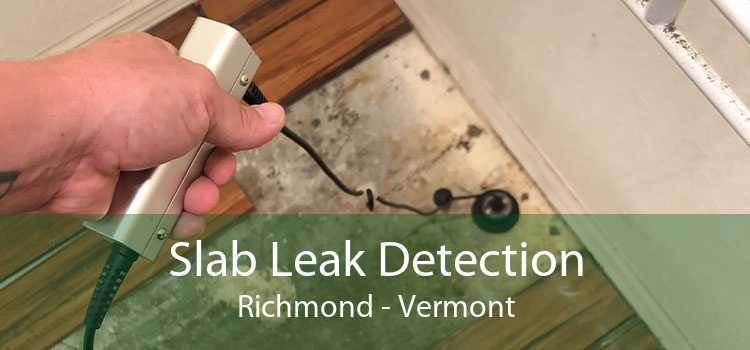 Slab Leak Detection Richmond - Vermont