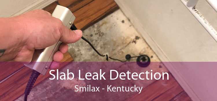 Slab Leak Detection Smilax - Kentucky