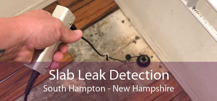 Slab Leak Detection South Hampton - New Hampshire