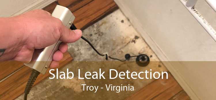 Slab Leak Detection Troy - Virginia