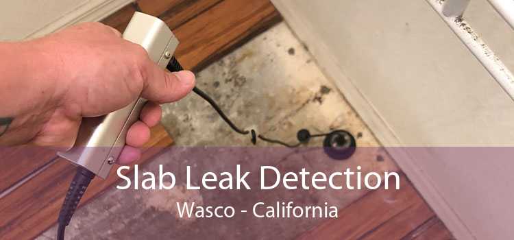 Slab Leak Detection Wasco - California