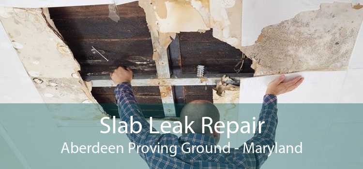 Slab Leak Repair Aberdeen Proving Ground - Maryland