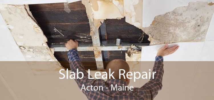 Slab Leak Repair Acton - Maine