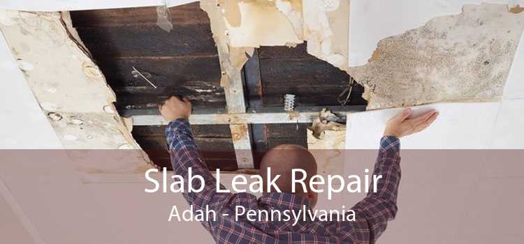 Slab Leak Repair Adah - Pennsylvania