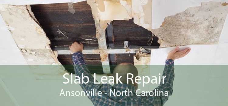 Slab Leak Repair Ansonville - North Carolina
