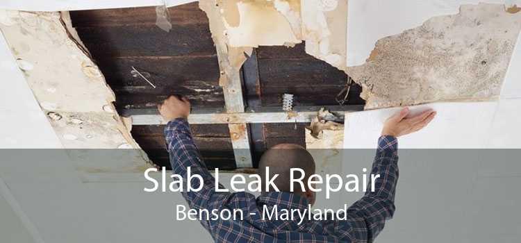 Slab Leak Repair Benson - Maryland