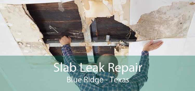 Slab Leak Repair Blue Ridge - Texas