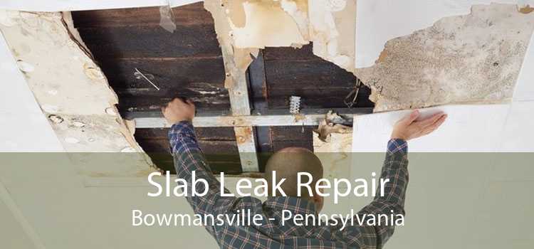 Slab Leak Repair Bowmansville - Pennsylvania
