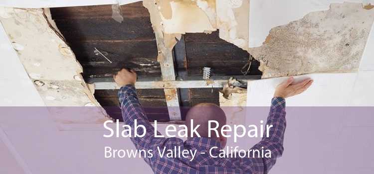 Slab Leak Repair Browns Valley - California