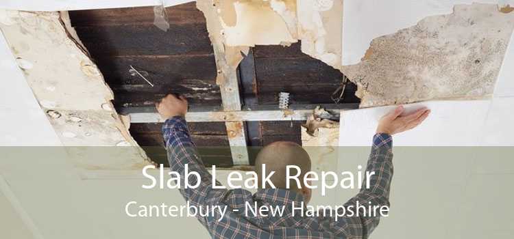 Slab Leak Repair Canterbury - New Hampshire