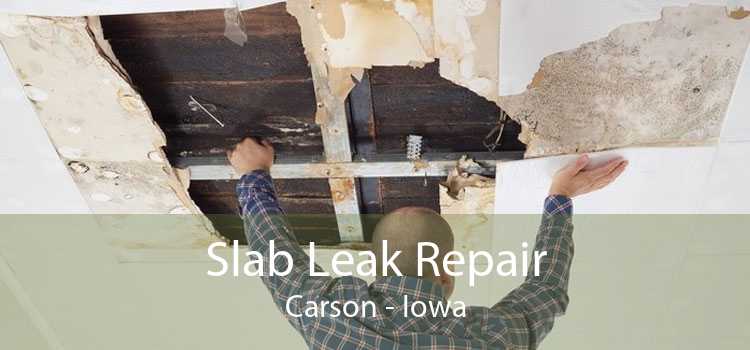 Slab Leak Repair Carson - Iowa