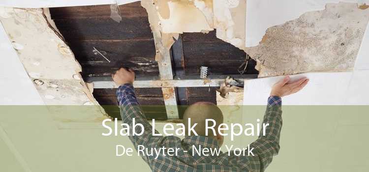 Slab Leak Repair De Ruyter - New York