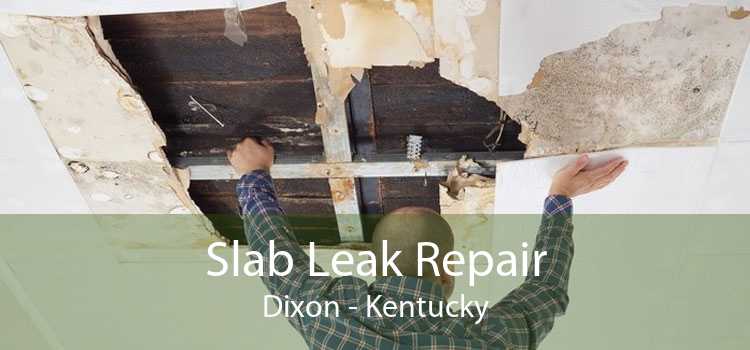 Slab Leak Repair Dixon - Kentucky