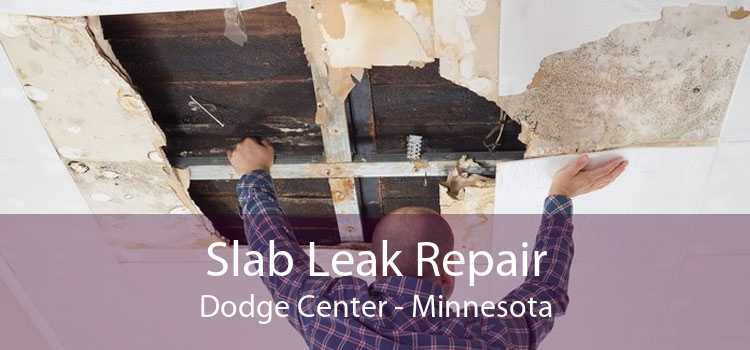 Slab Leak Repair Dodge Center - Minnesota