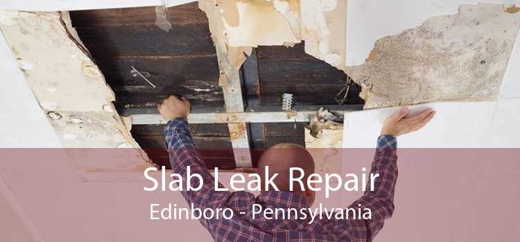 Slab Leak Repair Edinboro - Pennsylvania